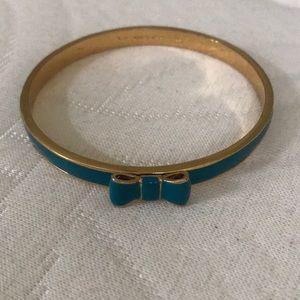 Kate Spade Teal Bow Bangle
